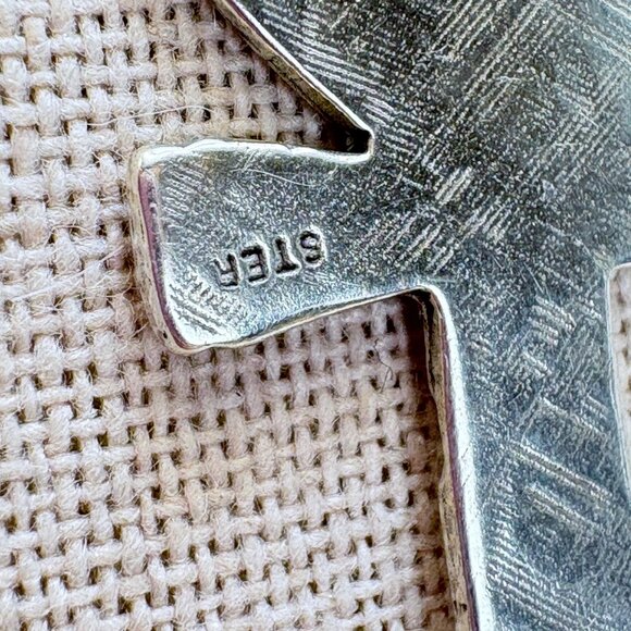 Sterling Silver 925 Egyptian Ankh Pendant Necklace Spring Ring Size 18" Length - Picture 8 of 16